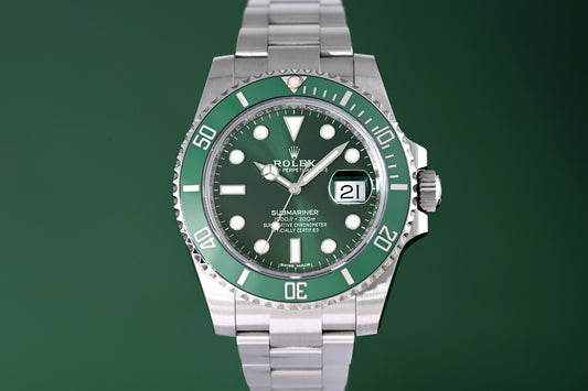 Rolex Submariner 116610LV - Full Set - Hulk - LC100