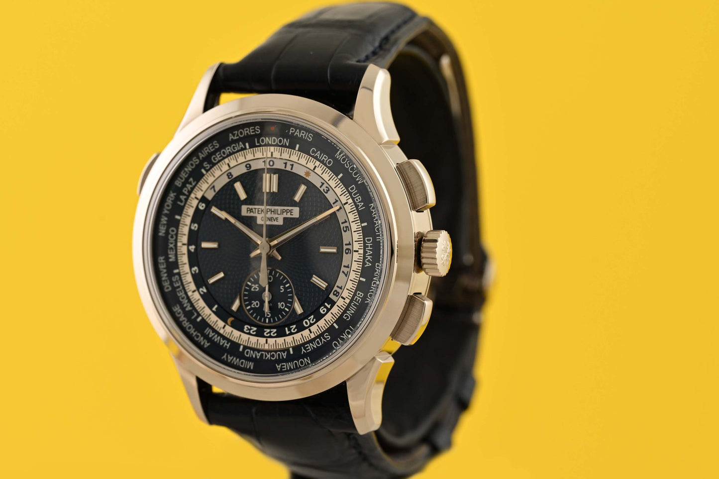 Patek Philippe World Time 5930G-010 - Blue Dial - Full Set - NEW 2022