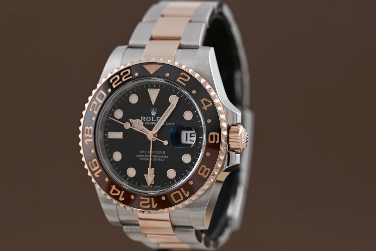 Rolex GMT Master II Rootbeer Stahl/Roségold - 126711CHNR - Full Set - Like NEW
