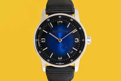 Audemars Piguet Code 11.59 18k White Gold - Blue Smoked Dial - Full Set