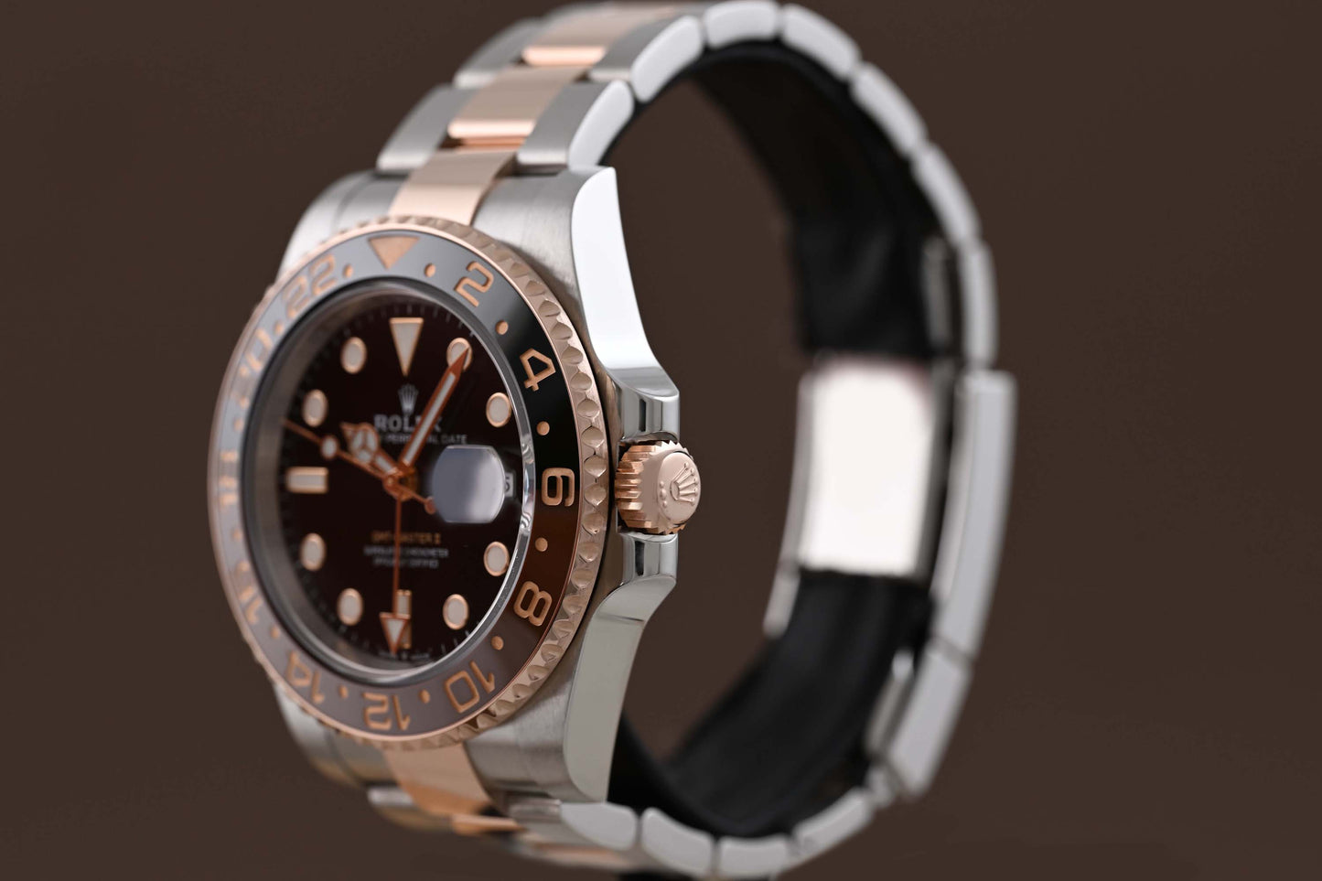 Rolex GMT Master II Rootbeer Stahl/Roségold - 126711CHNR - Full Set - Like NEW