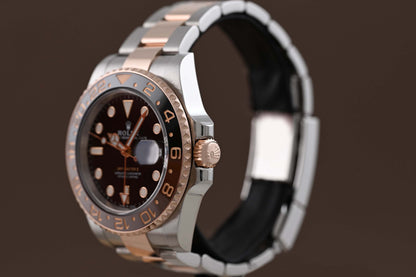 Rolex GMT Master II Rootbeer Stahl/Roségold - 126711CHNR - Full Set - Like NEW