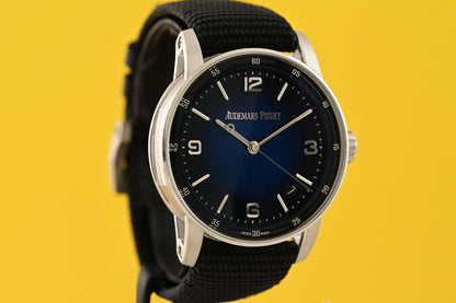 Audemars Piguet Code 11.59 18k White Gold - Blue Smoked Dial - Full Set