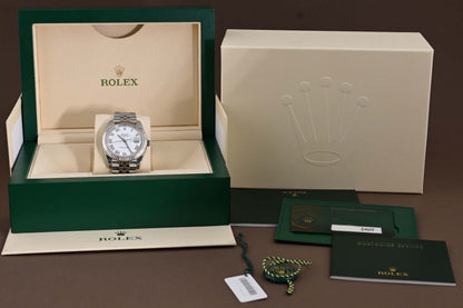 Rolex Datejust 41 - 126334 - White Dial - Full Set - NEW 2024