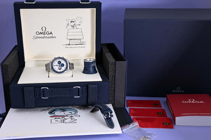 Omega Speedmaster 'Silver Snoopy Award' 50th Anniversary - Full Set - NEW
