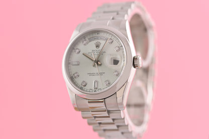 Rolex Day Date Platin 118206 - Full Set