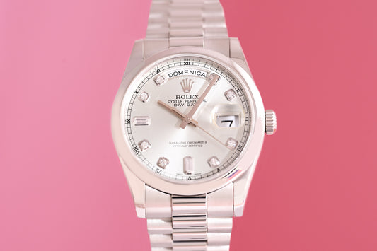 Rolex Day Date Platin 118206 - Full Set