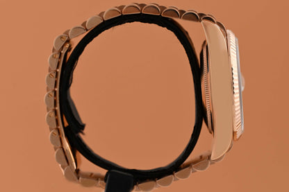 Rolex Day Date 36 Rose Gold 128235 - Full Set - Eisenkiesel Diamond Dial