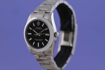 Rolex Oyster Perpetual 34 mm 124200 - Full Set - Black Dial - NEW 2024