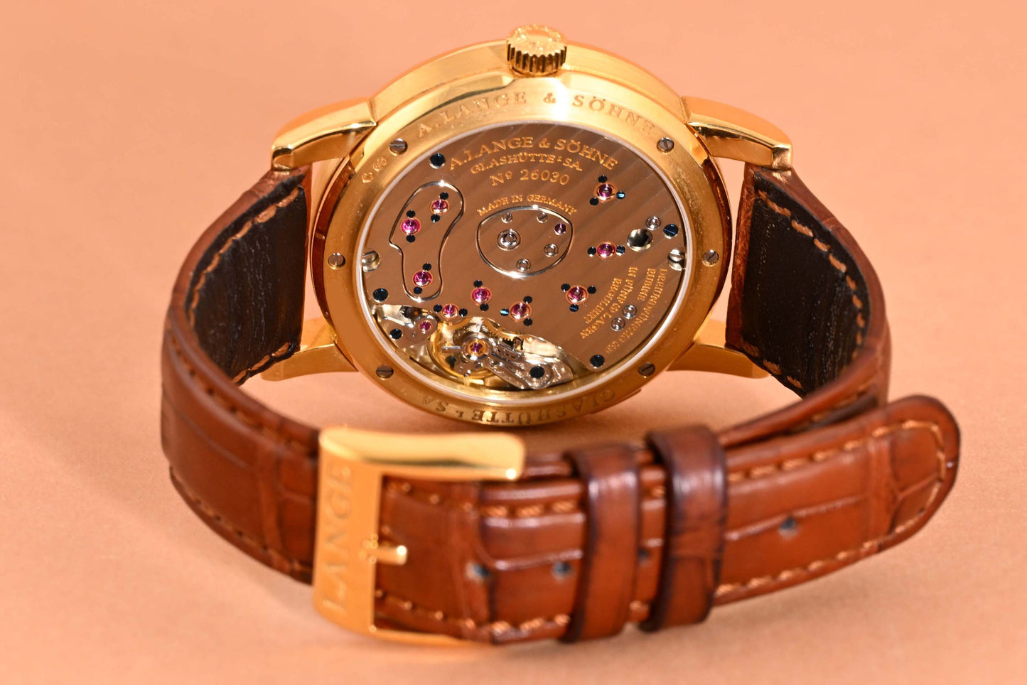 A. Lange & Söhne Lange 1 - 101.022 - Yellow Gold - Full Set