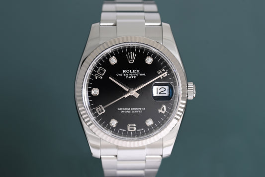 ROLEX Oyster Perpetual Date 115234 - Full Set - LC 100