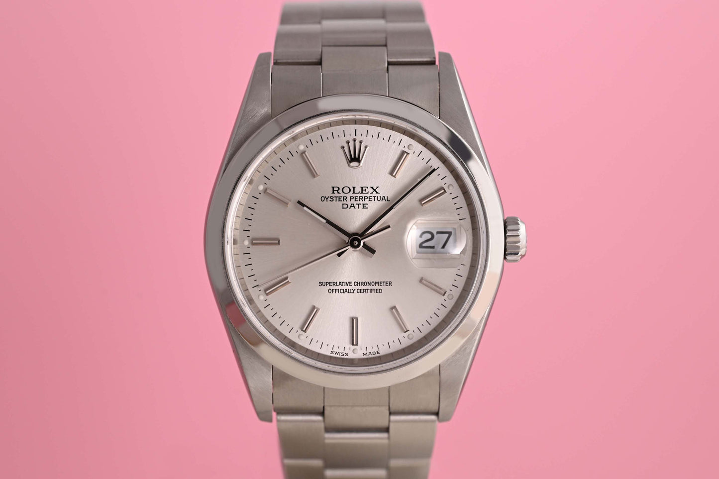 Rolex Date - 15200 - Silver Dial - Full Set - LC100