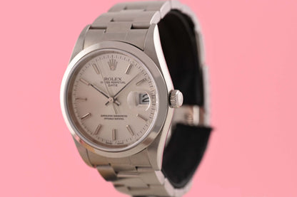 Rolex Date - 15200 - Silver Dial - Full Set - LC100