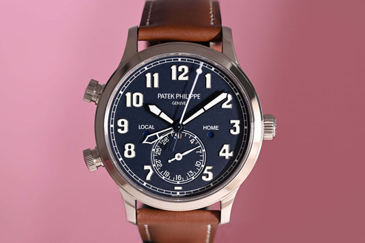 Patek Philippe Calatrava Pilot Travel Time 5524G-001 - Full Set