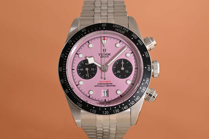 Tudor Black Bay Chronograph 79360N - Pink Dial "Inter Miami" - Full Set