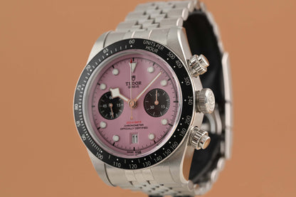 Tudor Black Bay Chronograph 79360N - Pink Dial "Inter Miami" - Full Set