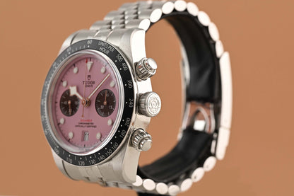 Tudor Black Bay Chronograph 79360N - Pink Dial "Inter Miami" - Full Set