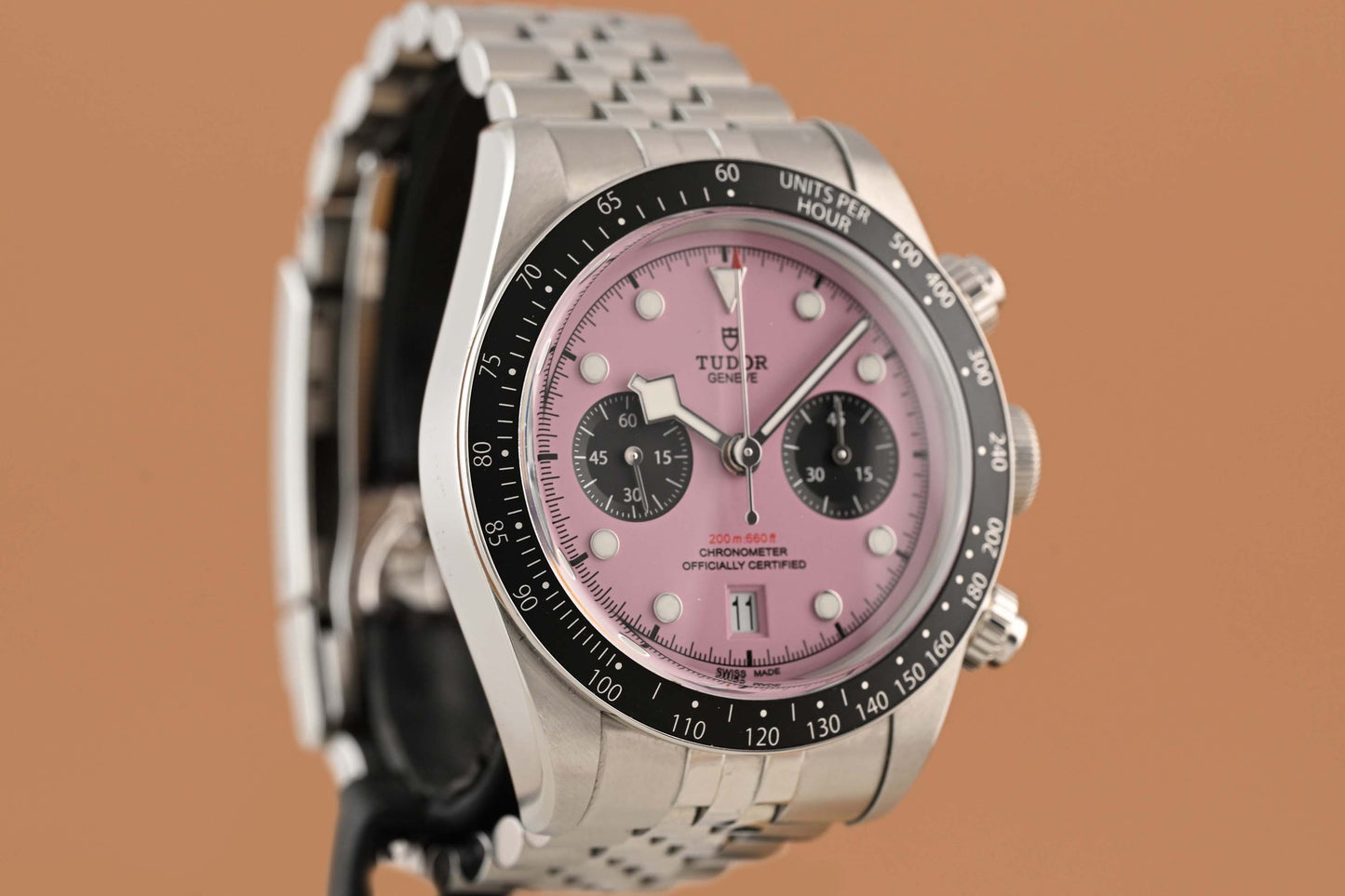 Tudor Black Bay Chronograph 79360N - Pink Dial "Inter Miami" - Full Set