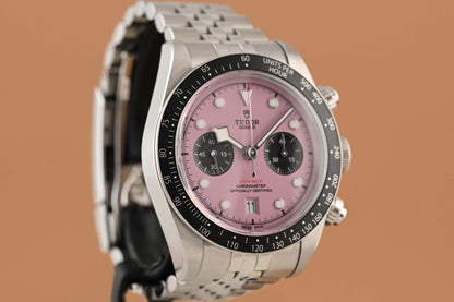 Tudor Black Bay Chronograph 79360N - Pink Dial "Inter Miami" - Full Set