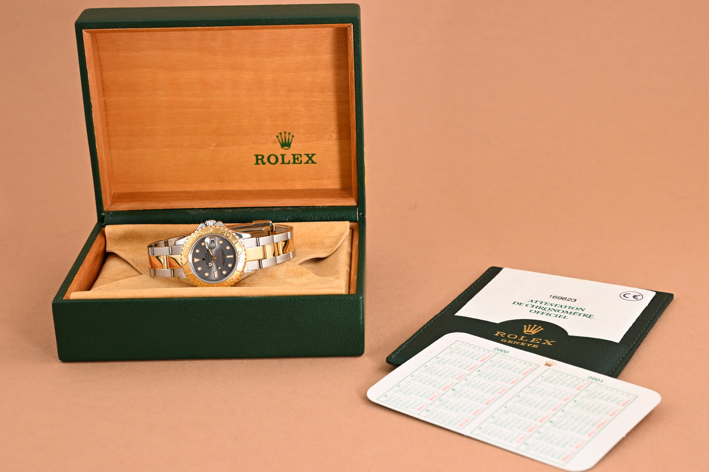 Rolex Yacht Master Lady 169623 - Grey Dial - Full Set - LC100