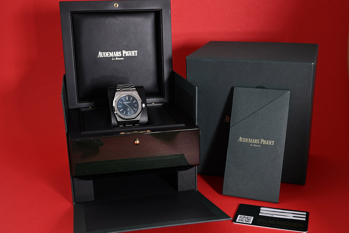 Audemars Piguet Royal Oak Jumbo Extraflach - 15202ST - Full Set - NEW 2019