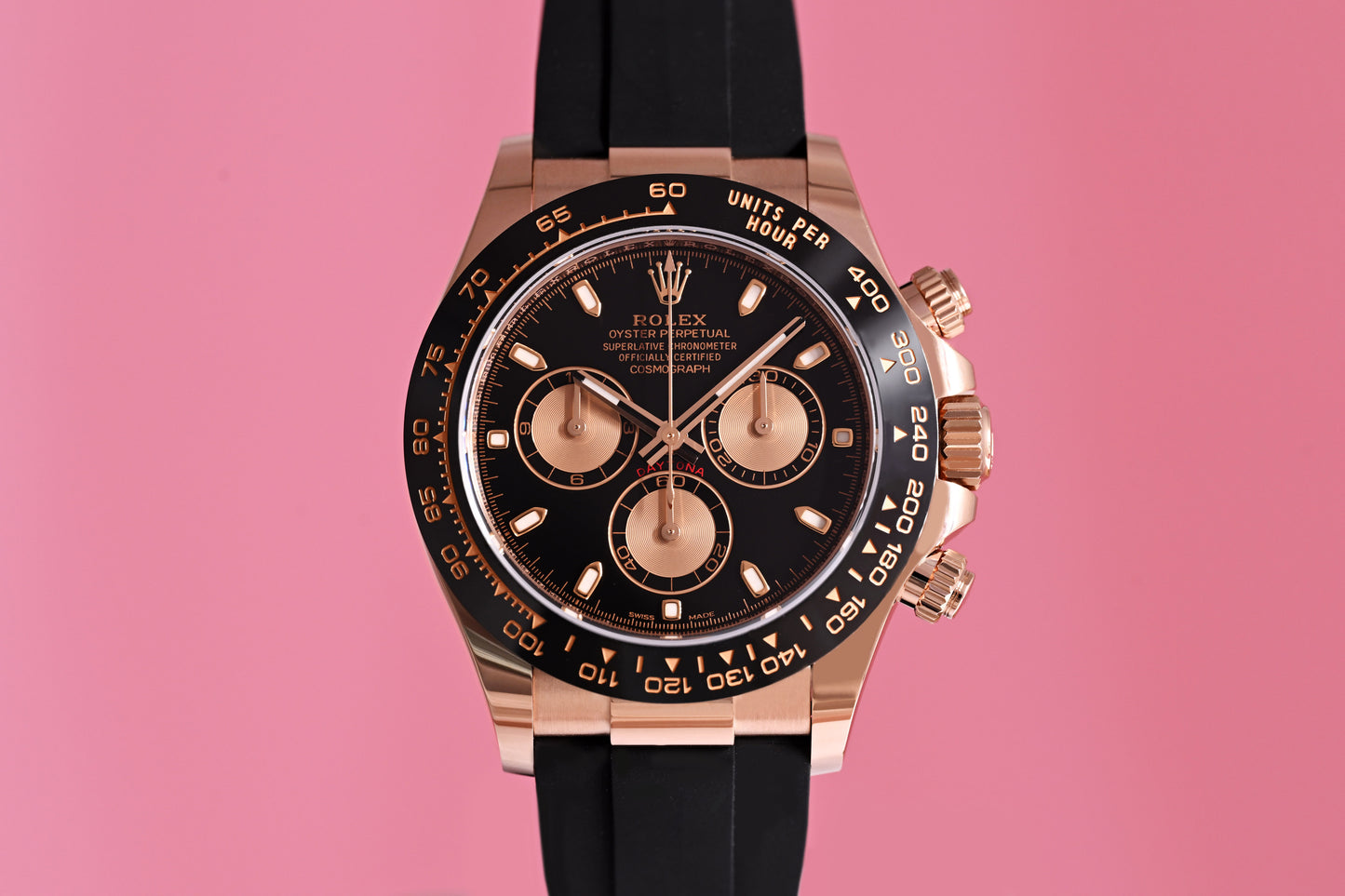 Rolex Daytona Rosegold 116515LN - Black Dial - Full Set