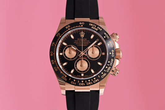 Rolex Daytona Rosegold 116515LN - Black Dial - Full Set