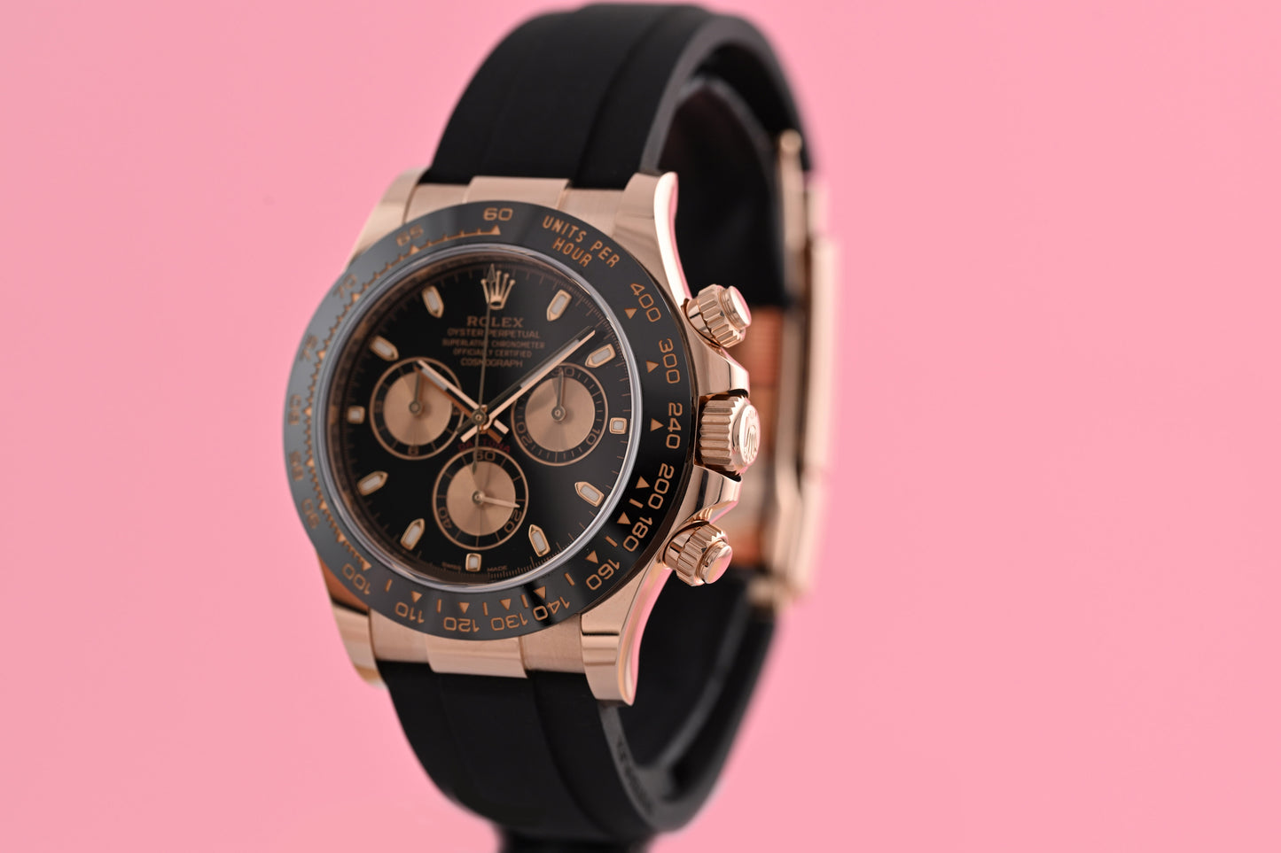 Rolex Daytona Rosegold 116515LN - Black Dial - Full Set