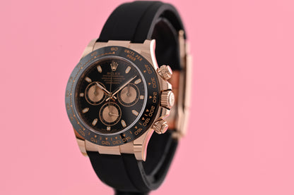 Rolex Daytona Rosegold 116515LN - Black Dial - Full Set