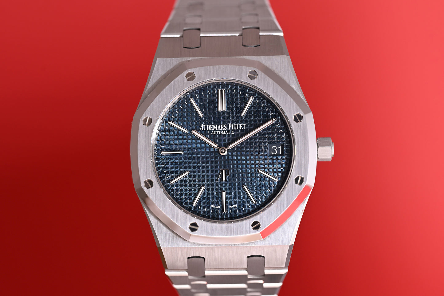 Audemars Piguet Royal Oak Jumbo Extraflach - 15202ST - Full Set - NEW 2019