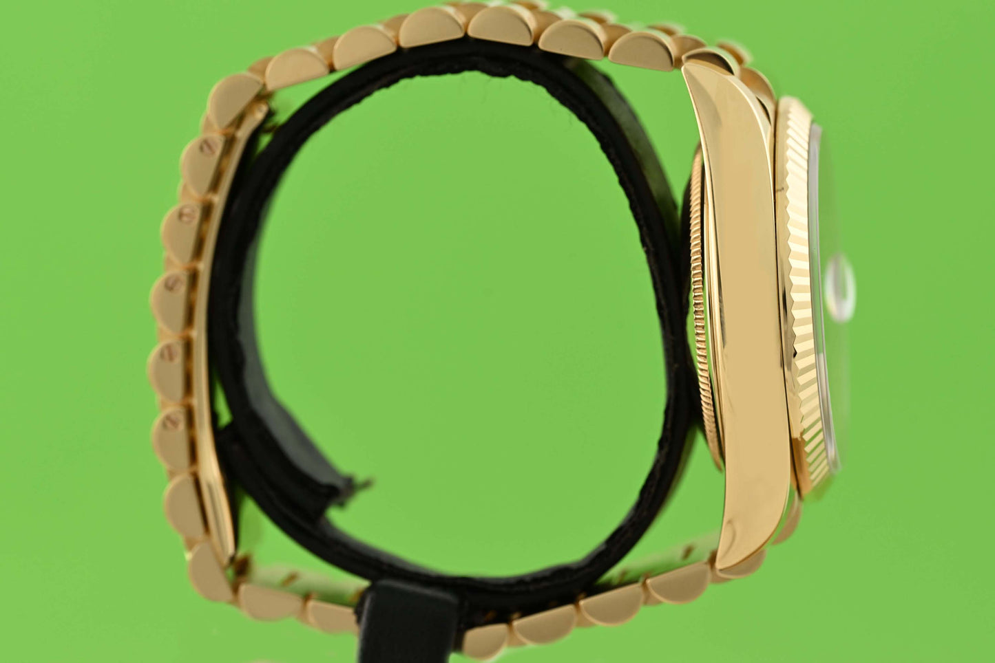 Rolex Day Date 36 Gelbgold 128238 - Green Ombre Dia Dial - Full Set - Like NEW