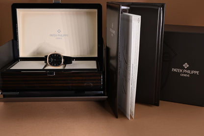 Patek Philippe Ellipse d'Or - Rose Gold - Black Dial - Full Set