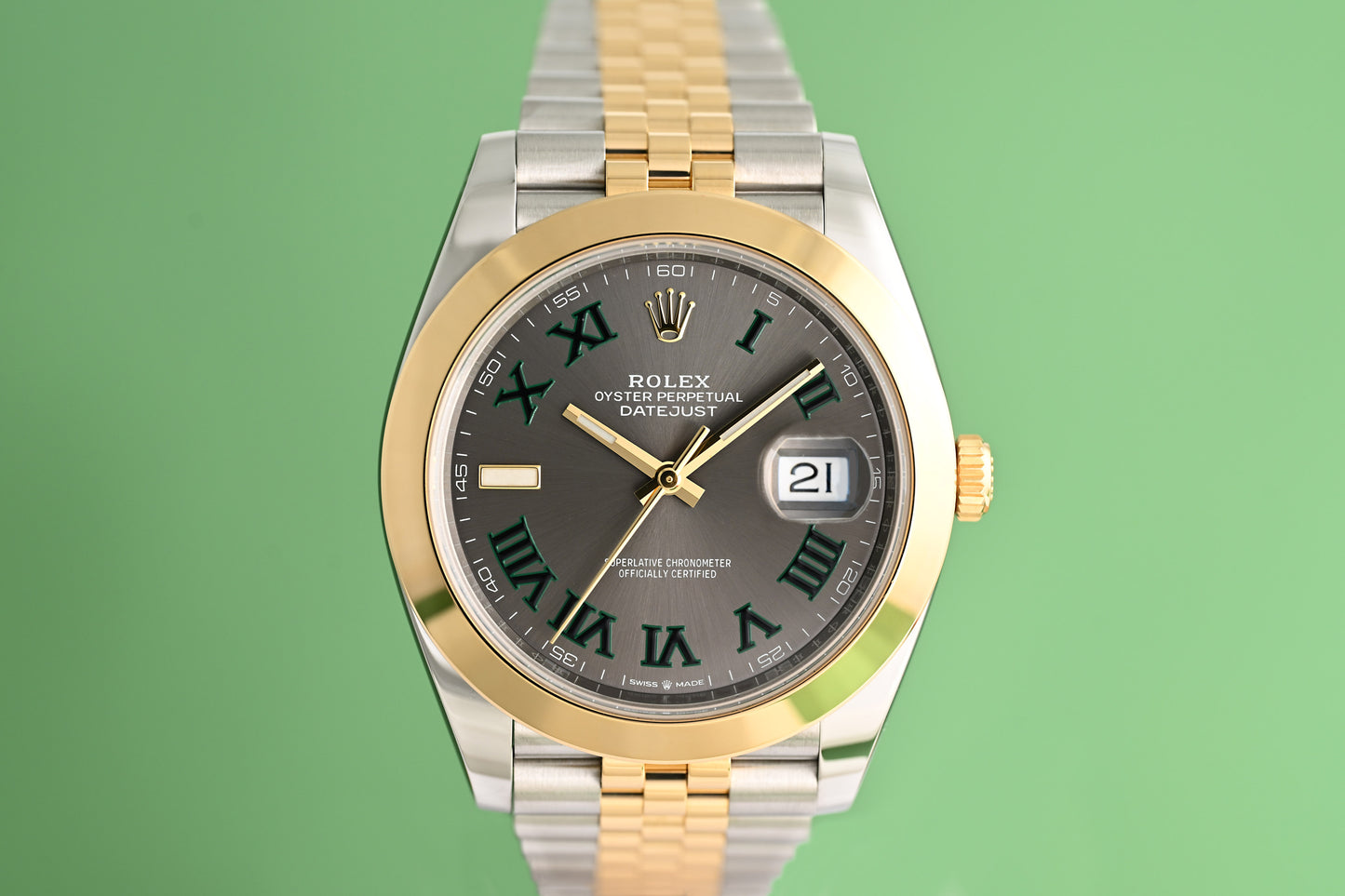 Rolex Datejust 41 - 126303 Wimbledon - Full Set