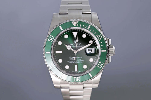Rolex Submariner 116610LV - Full Set - Hulk - LC100