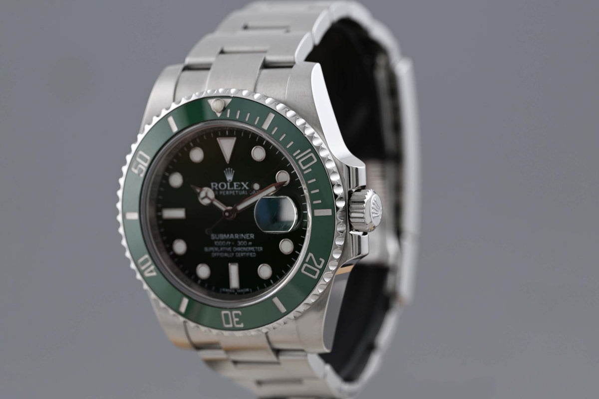 Rolex Submariner 116610LV - Full Set - Hulk - LC100