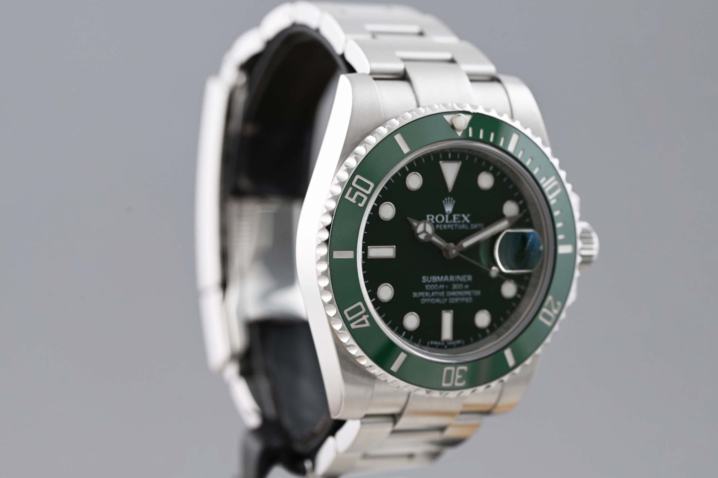 Rolex Submariner 116610LV - Full Set - Hulk - LC100