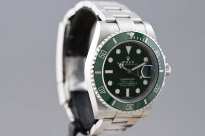 Rolex Submariner 116610LV - Full Set - Hulk - LC100