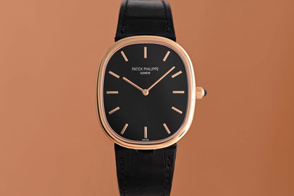 Patek Philippe Ellipse d'Or - Rose Gold - Black Dial - Full Set