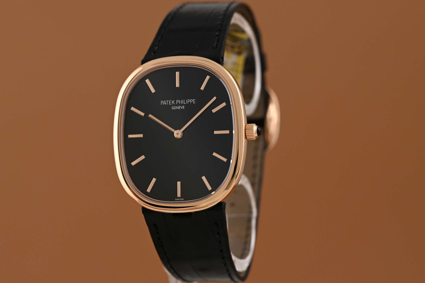 Patek Philippe Ellipse d'Or - Rose Gold - Black Dial - Full Set
