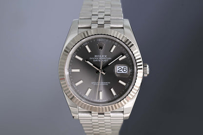 Rolex Datejust 41 - 126334 Rhodium - Full Set 2023