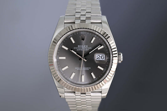 Rolex Datejust 41 - 126334 Rhodium - Full Set 2023