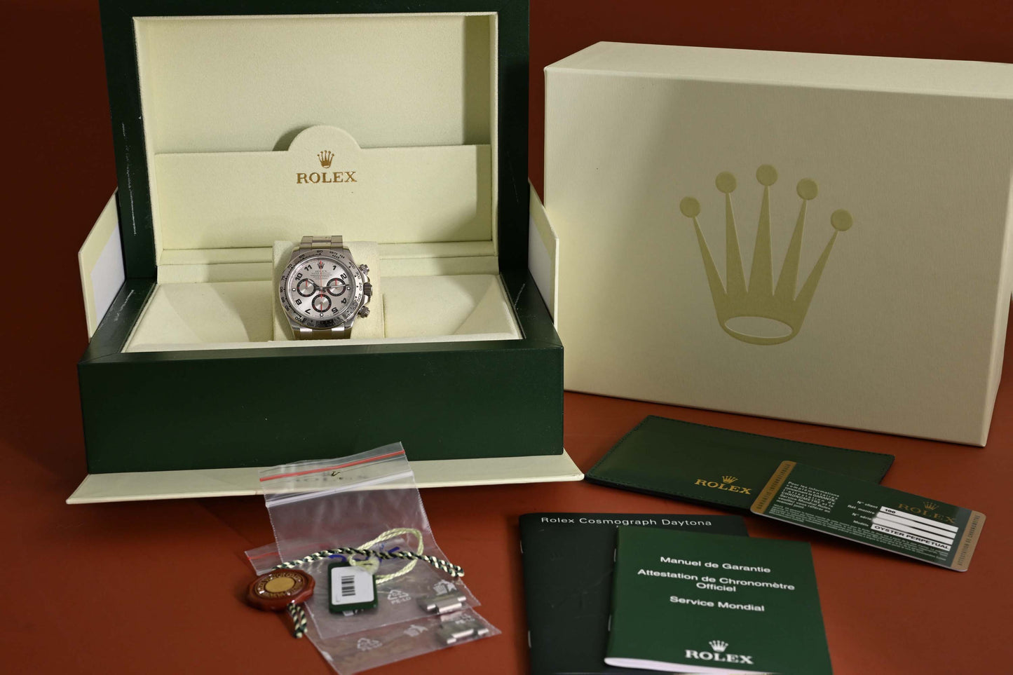 Rolex Daytona Weißgold 116509 - Racing Dial - Full Set