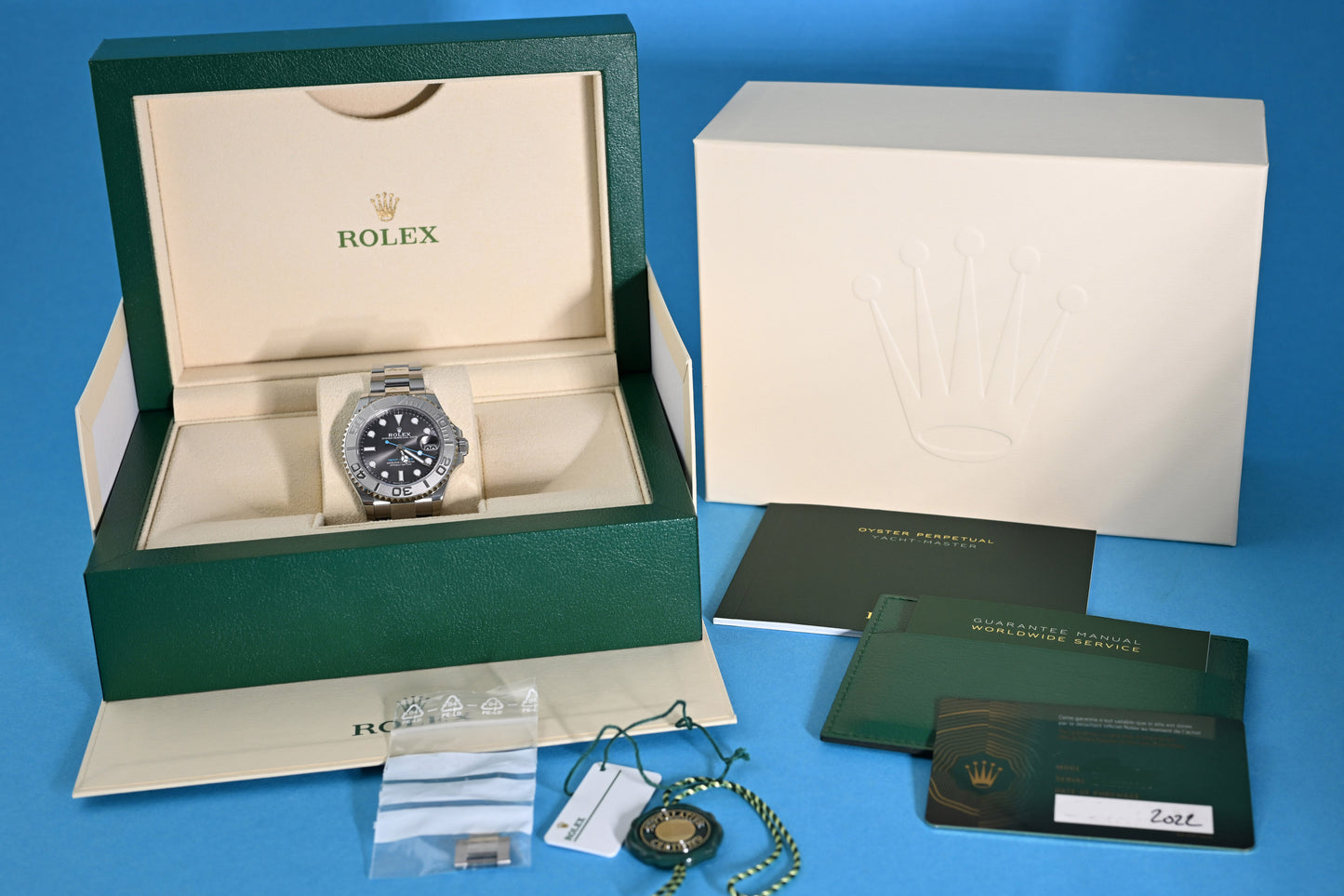 Rolex Yacht-Master 126622 Rhodium Dial - Full Set