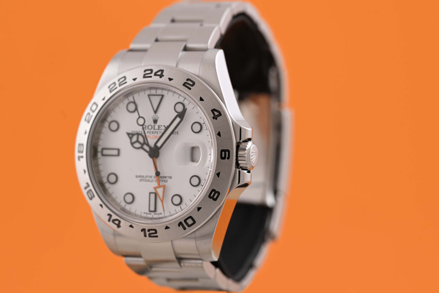 Rolex Explorer II 216570 - Full Set - Polar Dial - LC100