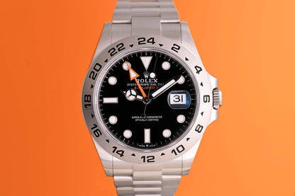 Rolex Explorer II 226570 - Black Dial - Full Set