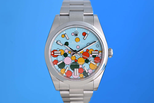 Rolex Oyster Perpetual 41mm 124300 - Full Set - Celebration Dial - Like NEW