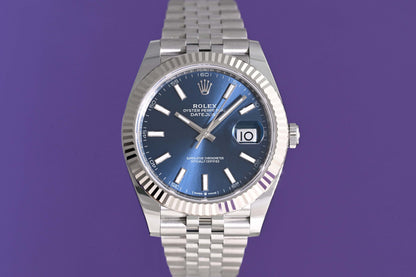 Rolex Datejust 41 - 126334 Blue Dial - Full Set - Like NEW