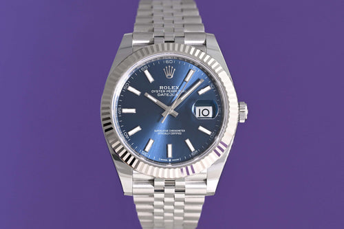 Rolex Datejust 41 - 126334 Blue Dial - Full Set - Like NEW