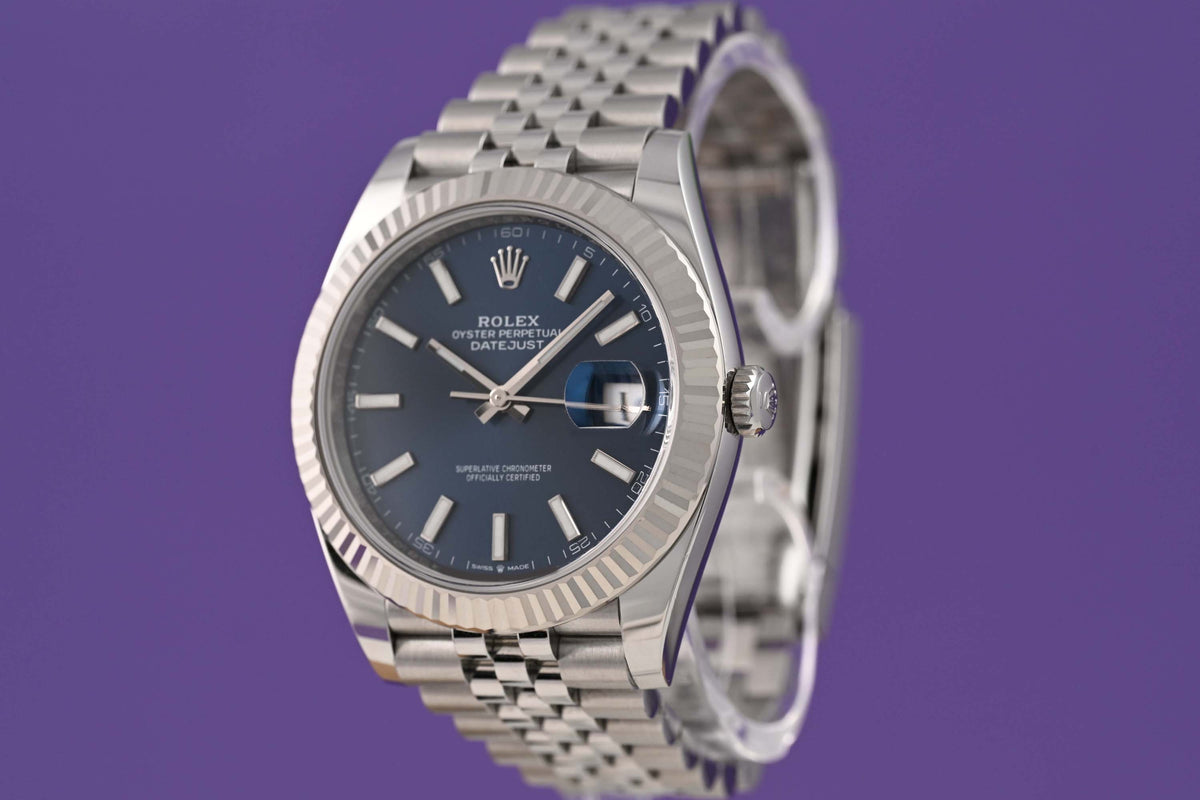 Rolex Datejust 41 - 126334 Blue Dial - Full Set - Like NEW
