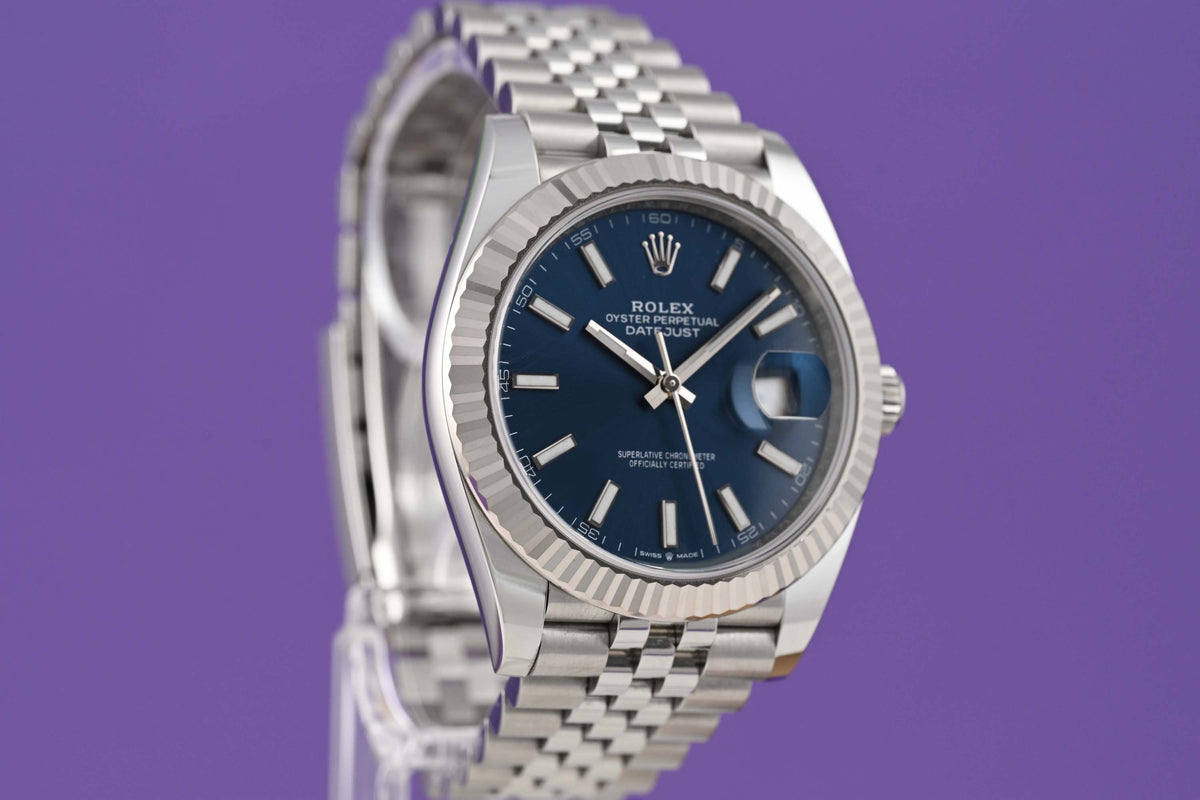 Rolex Datejust 41 - 126334 Blue Dial - Full Set - Like NEW
